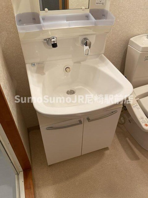 洗面・脱衣所(コンパクトで使いやすい洗面所)