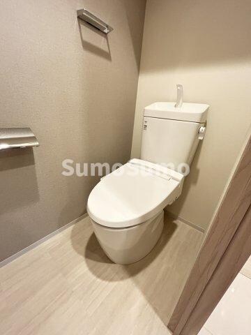 物件内観写真7　(落ち着いた色調のトイレです)