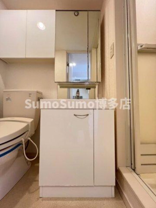 洗面・脱衣所(ゆったりとスペースのある洗面所)