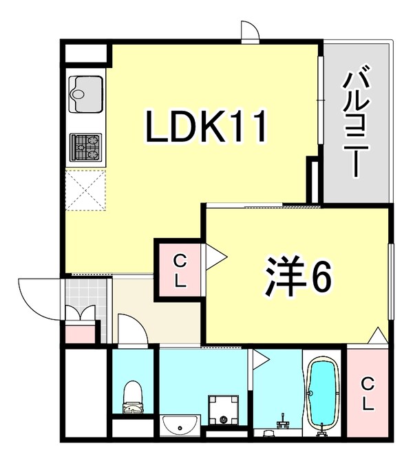間取り(外観もきれいです)