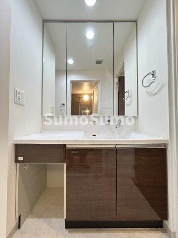 物件内観写真12　(ゆったりとスペースのある洗面所)