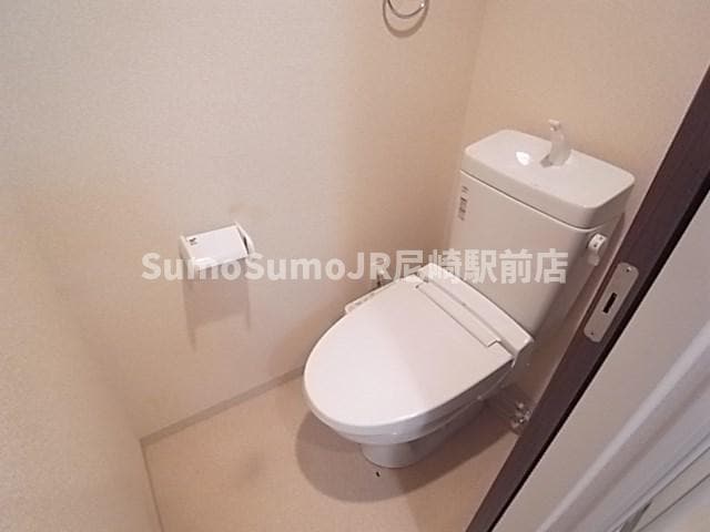 物件内観写真9　(落ち着いた色調のトイレです)