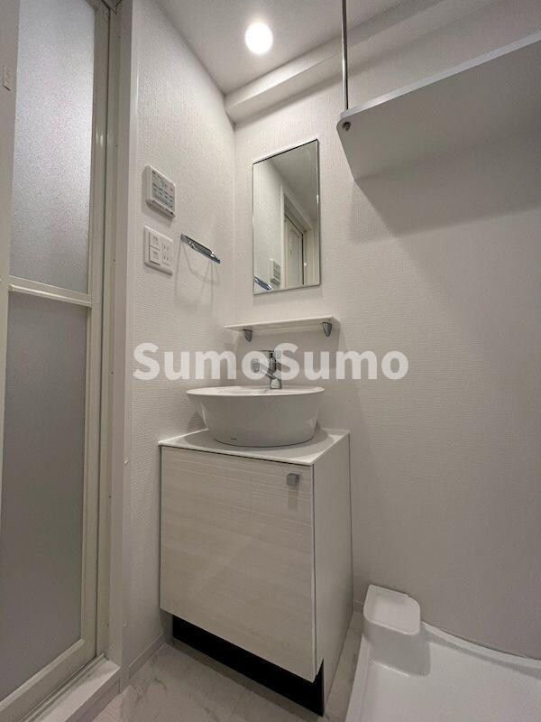 洗面・脱衣所(明るい洗面所です)