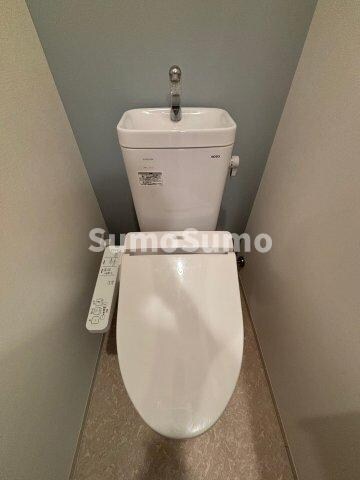 物件内観写真8　(落ち着いた色調のトイレです)