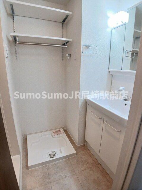 洗面・脱衣所(コンパクトで使いやすい洗面所)