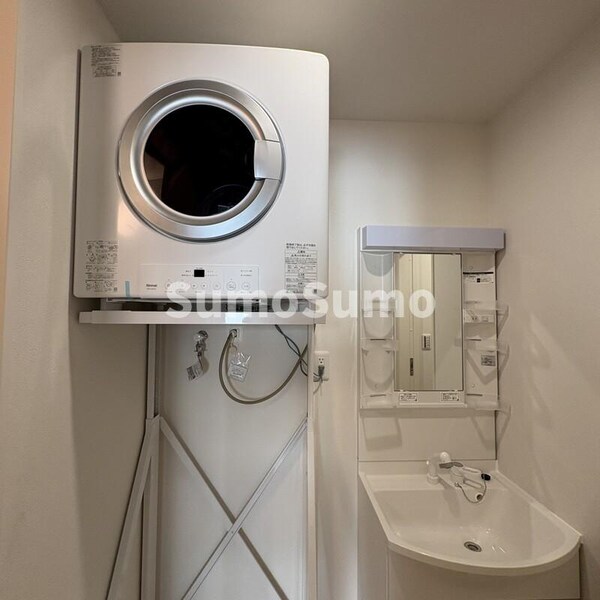 洗面・脱衣所(コンパクトで使いやすい洗面所)