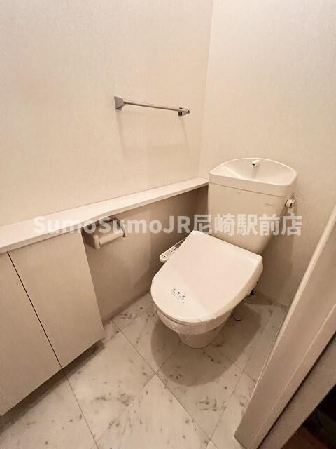 物件内観写真9　(落ち着いた色調のトイレです)