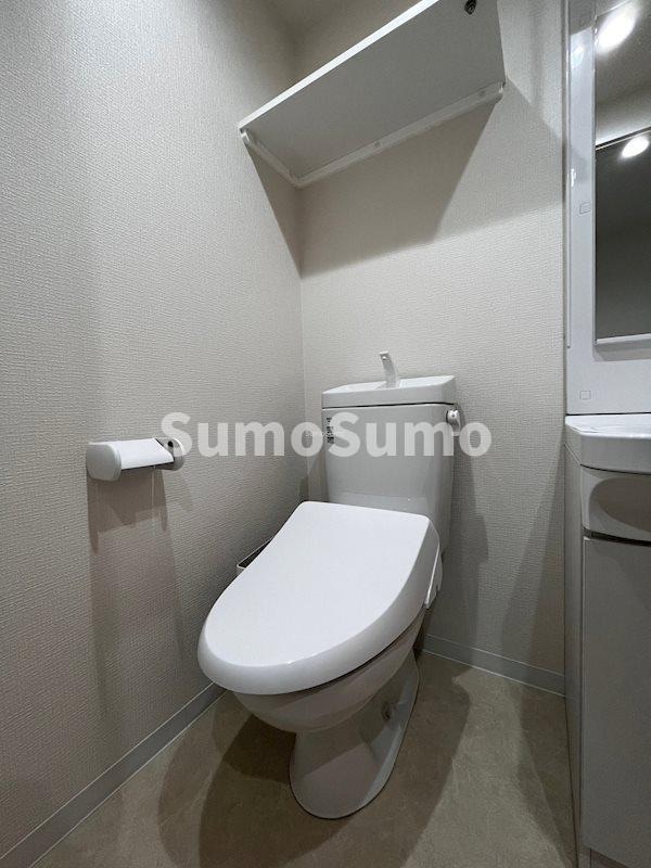トイレ(落ち着いた色調のトイレです)