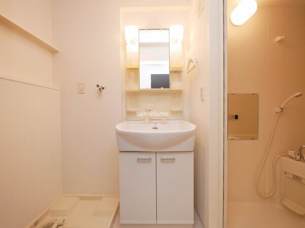 洗面・脱衣所(スペースが確保できる洗面所です)