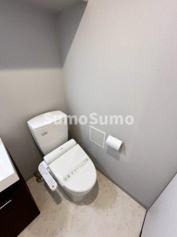 トイレ(落ち着いた色調のトイレです)
