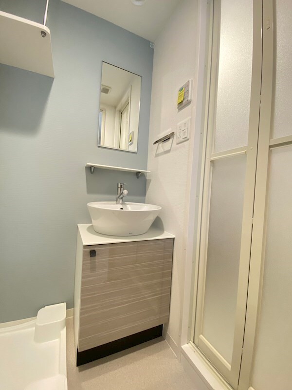 洗面・脱衣所(忙しい朝には欠かせない洗面所です)