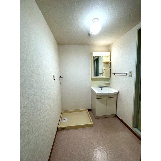 物件内観写真13　(広めの洗面所には、室内洗濯機置き場あります)