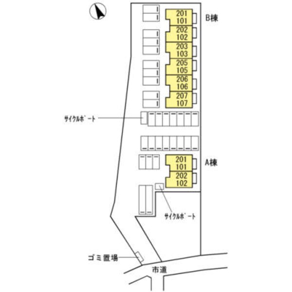 駐車場配置図