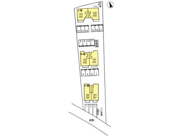 駐車場(駐車場配置図)