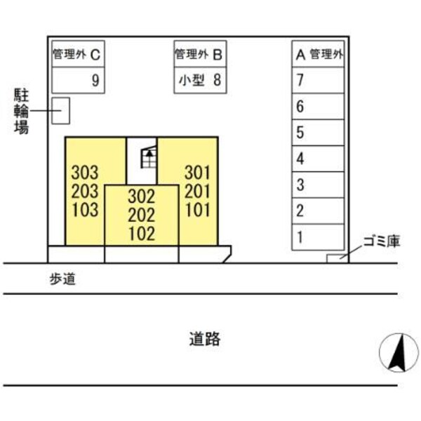 駐車場配置図