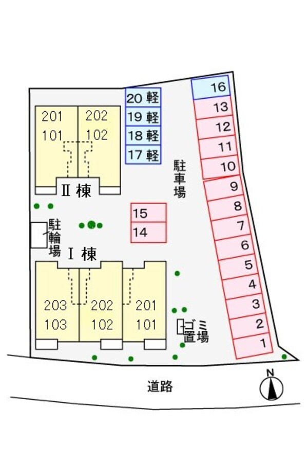 駐車場配置図