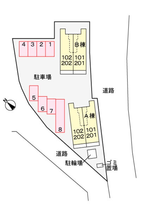 駐車場配置図
