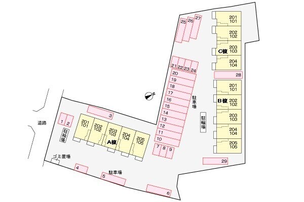 駐車場配置図