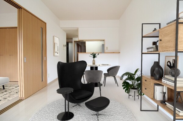 居室・リビング(※家具はCGです。物件に付帯する物ではありません。)