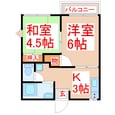 寿アパートの間取図