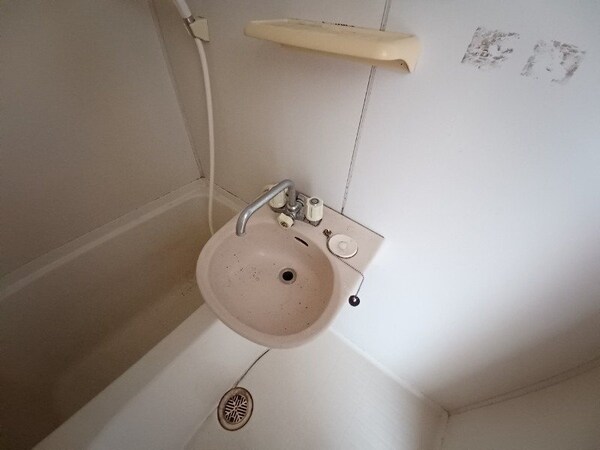 洗面所(同型反転写真です。)