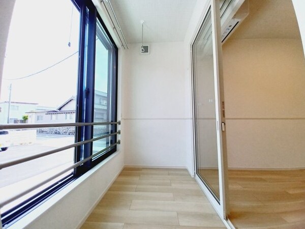 バルコニー(同タイプの部屋写真です。)