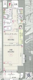都営新宿線 浜町駅 11階建 築12年の間取図