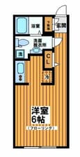 丸ノ内線 中野富士見町駅 4階建 築14年の間取図