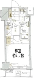 有楽町線 江戸川橋駅 9階建 築11年の間取図