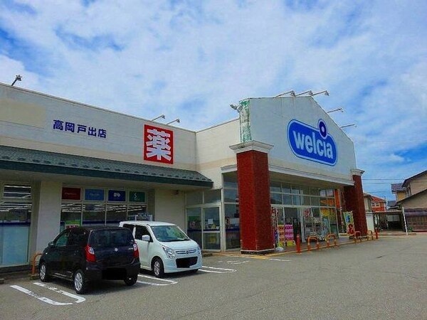 周辺環境(ウエルシア高岡戸出店まで350m)