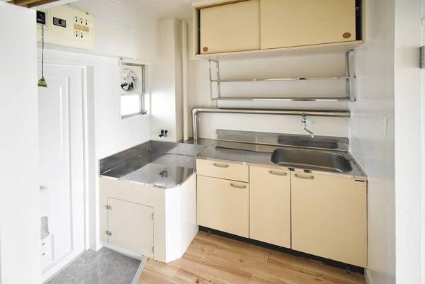 キッチン(ビレッジハウスの同一物件・同一タイプの間取りの写真です)