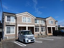 富山地方鉄道富山港線 城川原駅 2階建 築17年の外観写真