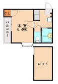 鹿児島本線 竹下駅 2階建 築20年の間取図