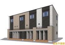 博多南線 博多南駅 3階建 建築中の外観写真