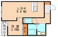 西鉄貝塚線 香椎花園前駅 2階建 1年未満の間取図