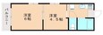 鹿児島本線 折尾駅 4階建 築44年の間取図