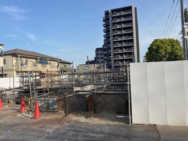 洗面所(建築中)