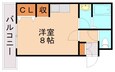 鹿児島本線 黒崎駅 5階建 築34年の間取図