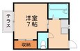 鹿児島本線 黒崎駅 2階建 築37年の間取図