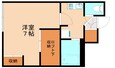 北九州モノレール小倉線 競馬場前駅 2階建 築18年の間取図