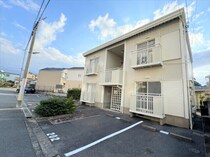 筑豊電気鉄道 穴生駅 2階建 築36年の外観写真