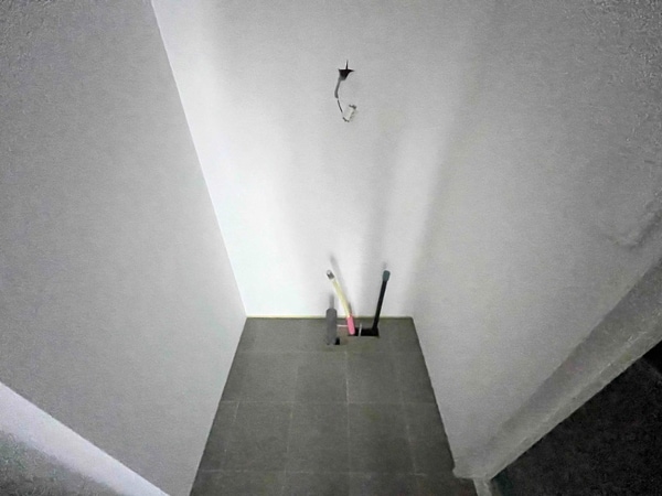 洗面所(建築中)