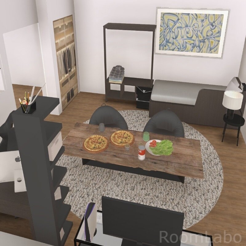 物件内観写真3　(家具家電付きイメージ)