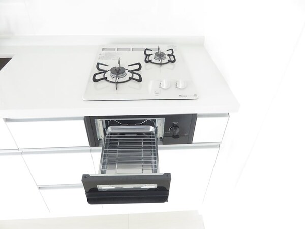 キッチン(グリル付き２口ガスコンロ)