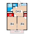 赤津ハイツの間取図