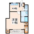 UKハイツⅡの間取図