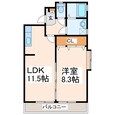 緑川マンションの間取図