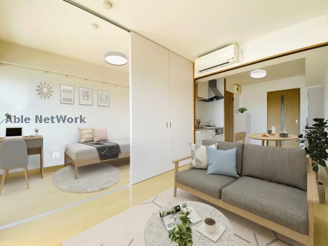 物件内観写真9　(バーチャル画像　家具家電は付きません。)