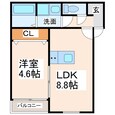 グレイスコート熊本学園大学東の間取図