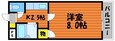 クレセール下伊福の間取図